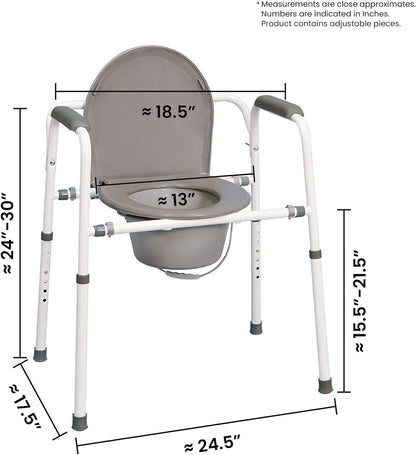 Home Care Commode With Lid - HMR770315 - 4MOBILITY WA