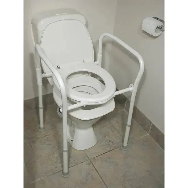 Homecraft Homecraft Aluminium Folding Over Toilet Aid without Bucket and Lid NOV-8560-A - 4MOBILITY WA - Mandurah