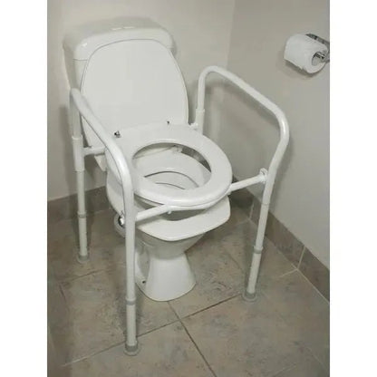 Homecraft Homecraft Aluminium Folding Over Toilet Aid without Bucket and Lid NOV-8560-A - 4MOBILITY WA - Mandurah