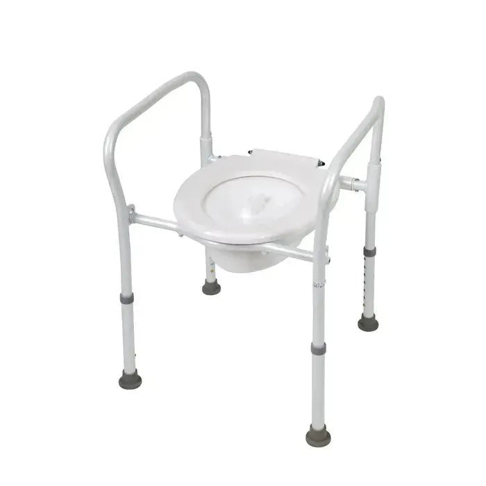 Homecraft Homecraft Aluminium Folding Over Toilet Aid without Bucket and Lid NOV-8560-A - 4MOBILITY WA - Mandurah