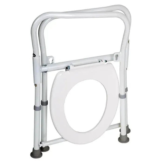 Homecraft Homecraft Aluminium Folding Over Toilet Aid without Bucket and Lid NOV-8560-A - 4MOBILITY WA - Mandurah