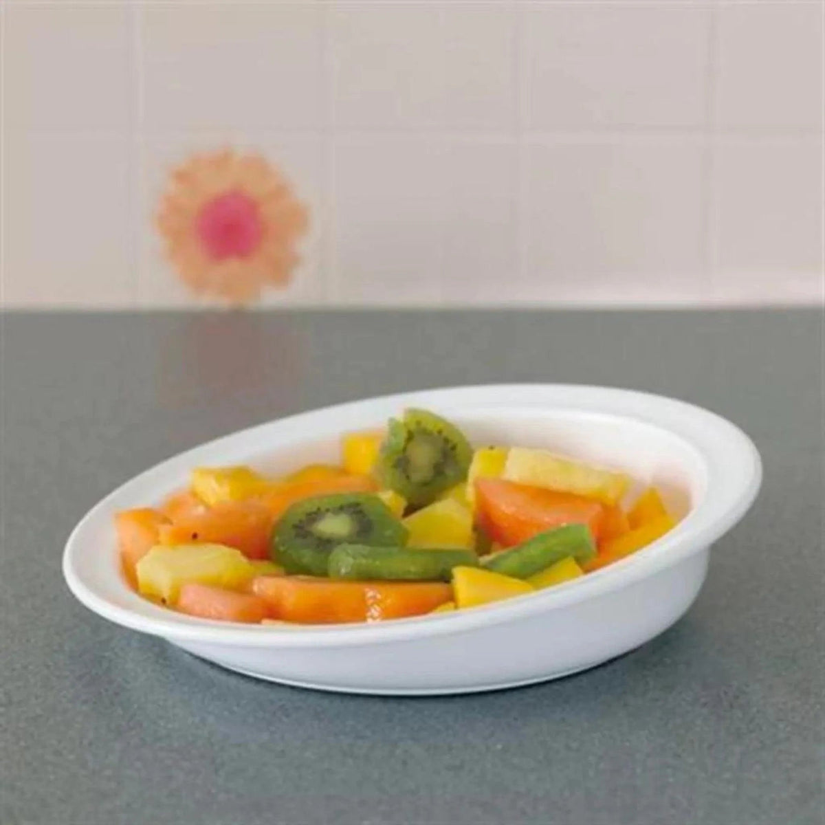 Homecraft Homecraft Hi-Lo Scoop Plate 228mm Dia - White PAT-1540 - 4MOBILITY WA - Mandurah