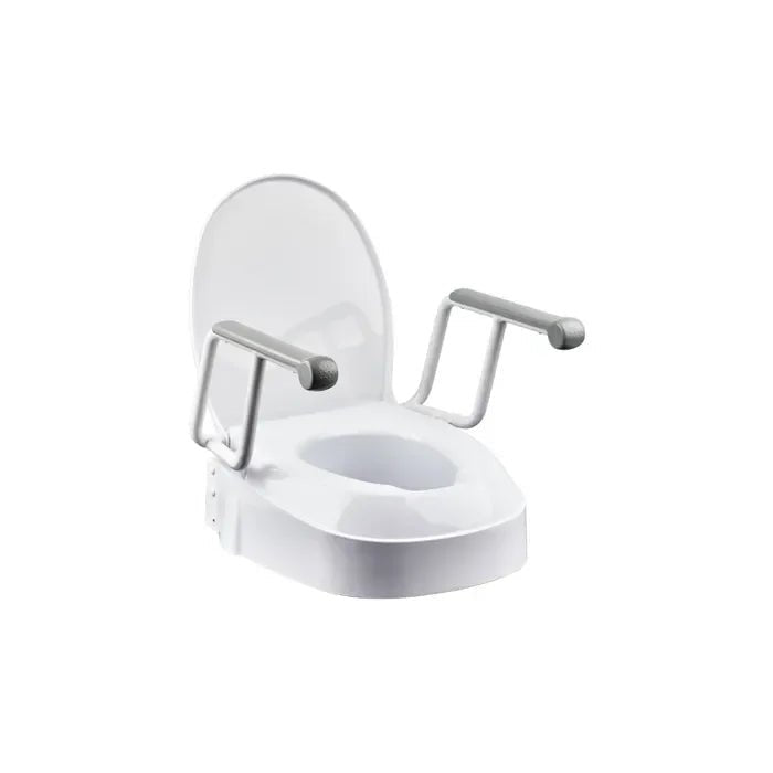 Homecraft Homecraft Raised Toilet Seat with Armrests PAT-091558873 - 4MOBILITY WA - Mandurah