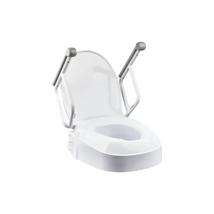 Homecraft Homecraft Raised Toilet Seat with Armrests PAT-091558873 - 4MOBILITY WA - Mandurah