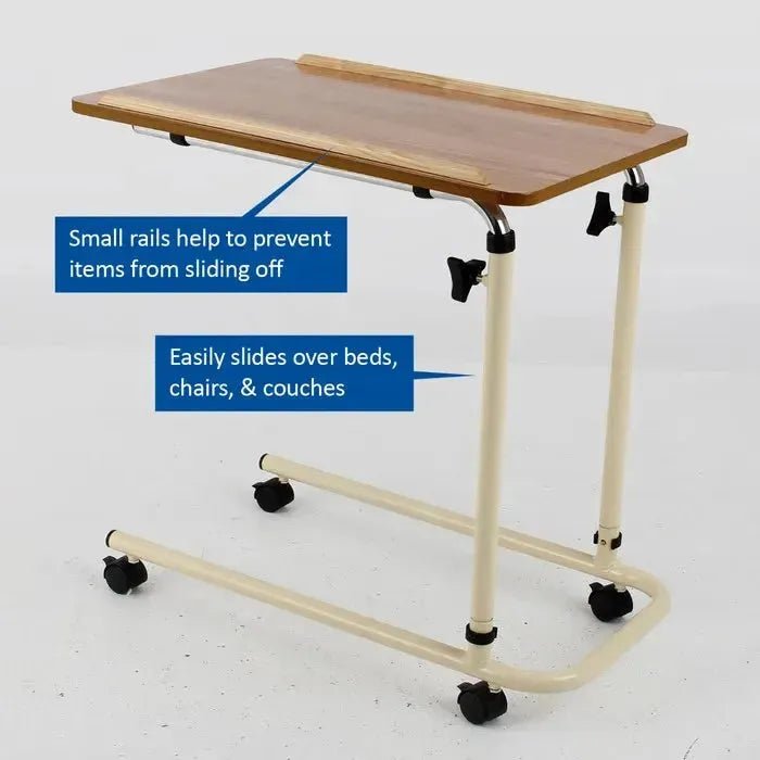 Homecraft Homecraft Tilting Overbed Table with Castors PAT-091558261 - 4MOBILITY WA - Mandurah