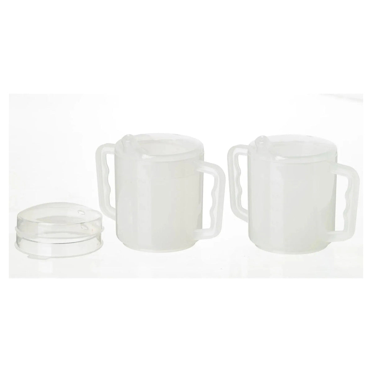 Homecraft Homecraft Two Handled Mug 270ml with Spout and Splash Lids (2XCups) PAT-AA5720 - 4MOBILITY WA - Mandurah