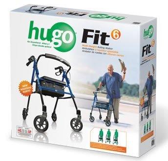 Hugo Fit Rolling Walker with Seat - HMR700913 - 4MOBILITY WA