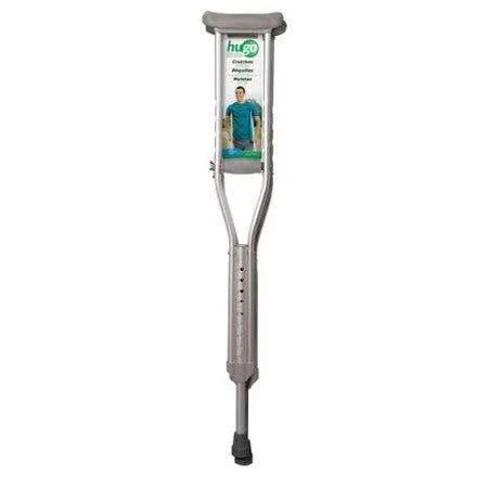 HUGO - Go Anywhere Comfort Max Lightweight Aluminum Underarm Crutches HMR721780 - 4MOBILITY WA - Mandurah