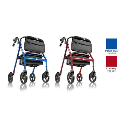 HUGO - Go Anywhere Hugo Elite Rolling Walker with Seat HMR700959 - 4MOBILITY WA - Mandurah