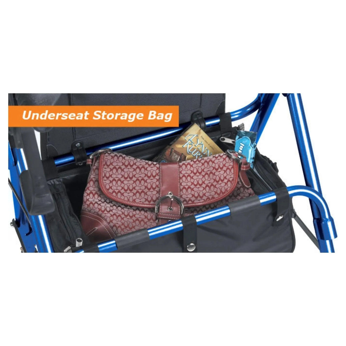 HUGO - Go Anywhere Hugo Fit Rolling Walker with Seat HMR700913 - 4MOBILITY WA - Mandurah