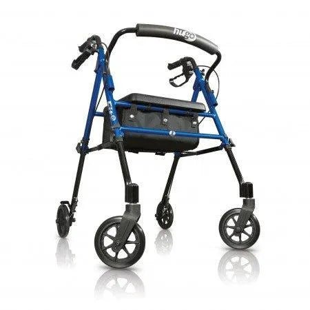 HUGO - Go Anywhere Hugo Fit Rolling Walker with Seat HMR700913 - 4MOBILITY WA - Mandurah