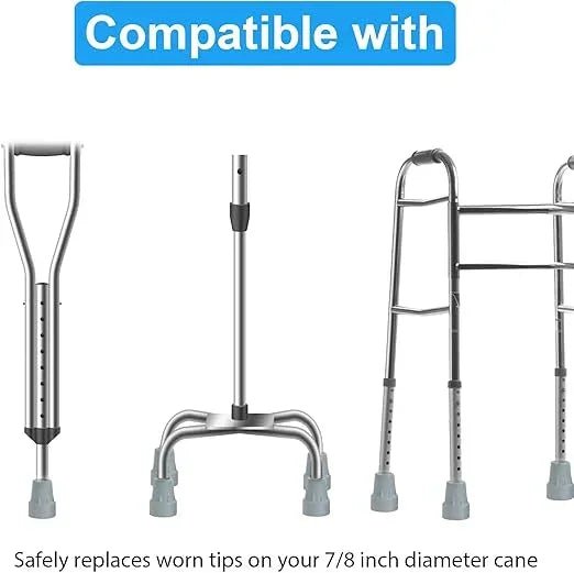 HUGO - Go Anywhere Hugo Large Crutch Tips - Comfort Max HMR727-172 - 4MOBILITY WA - Mandurah