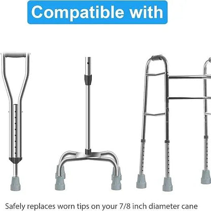 HUGO - Go Anywhere Hugo Large Crutch Tips - Comfort Max HMR727-172 - 4MOBILITY WA - Mandurah