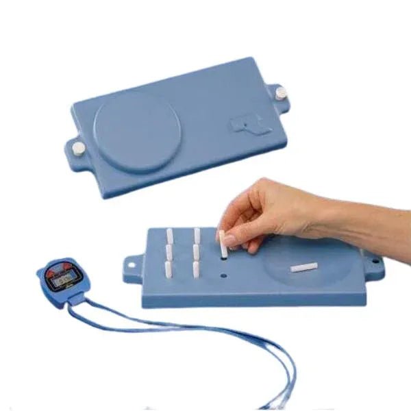 JAMAR Jamar 9-Hole Peg Test Kit with Stopwatch PAT-A8515 - 4MOBILITY WA - Mandurah