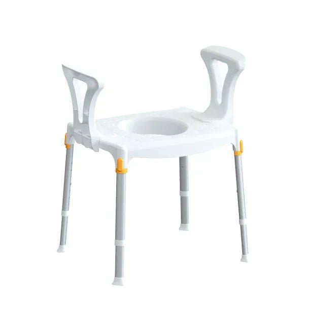 King King Shower Commode / Over Toilet with Armrests KING-CMDA-01KN - 4MOBILITY WA - Mandurah