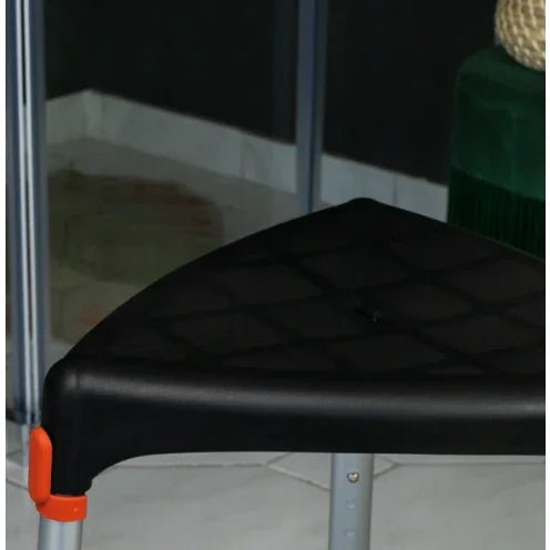 King King Triangle shower Stool with Tray - Adjustable Height KING-BSTTAT-01KN - 4MOBILITY WA - Mandurah