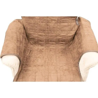 Aspire lift chair protector for elderly featuring soft fabric and armrest coverage for added comfort