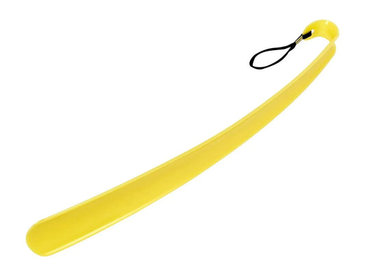 Homecraft long plastic shoehorn for disabled with ergonomic design for easy shoe access