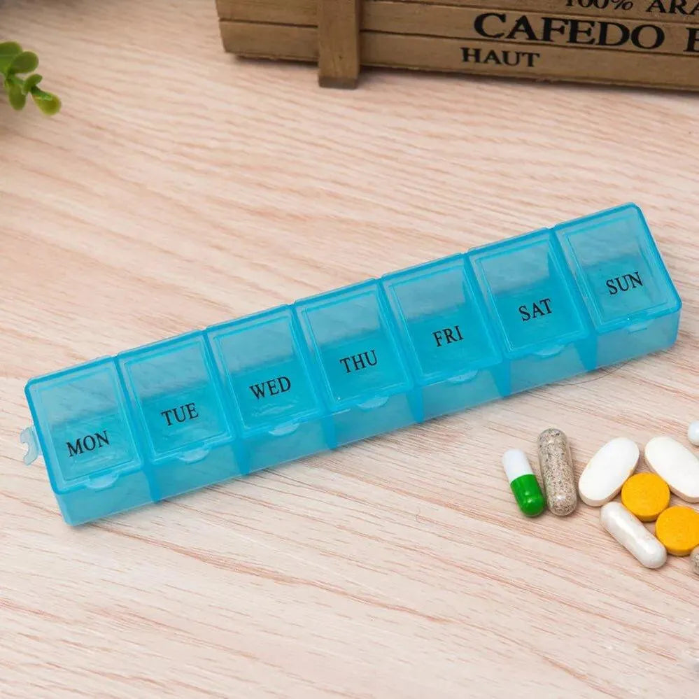 Medication Storage Box Weekly Pill Organiser Case 7 Days – 4MOBILITY WA