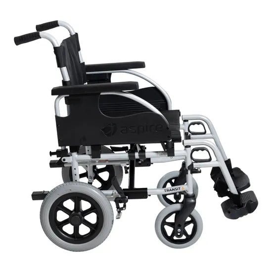 Aspire Transit 3 Manual Wheelchair - Attendant Propelled - MWS452300 - 4MOBILITY WA