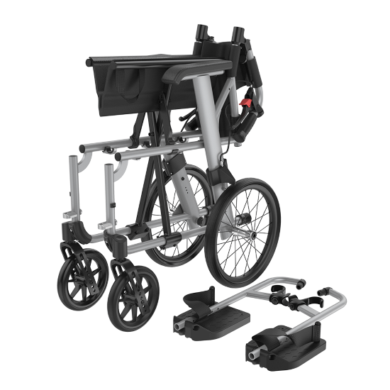 Aspire SOCIALITE Folding Wheelchair - Attendant Propelled - 4MOBILITY WA