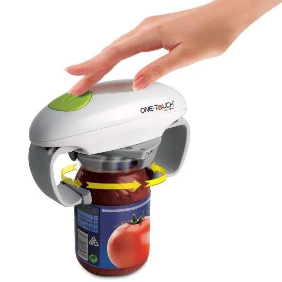 One Touch automatic jar opener for arthritis designed for easy use with a simple push action
