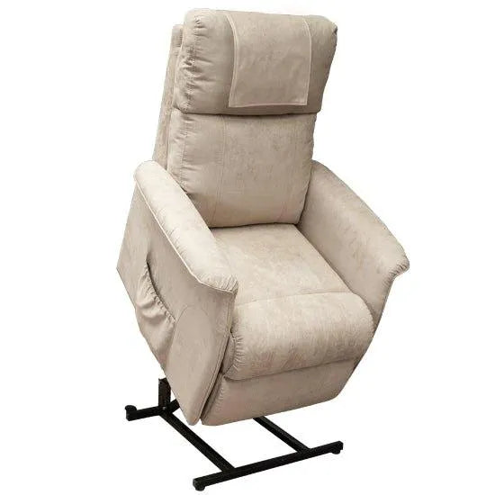 Aspire petite lift recliner chair for elderly with plush fabric and supportive design
