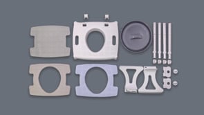 King Shower Commode / Over Toilet with Armrests