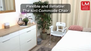 King Shower Commode / Over Toilet with Armrests