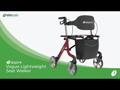 Aspire Vogue Lightweight 2 Seat Walker / Rollator