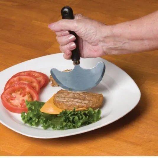 SAMMONS PRESTON SammonsPreston Lightweight Rocker Knife, Black Handle PAT-1409 - 4MOBILITY WA - Mandurah