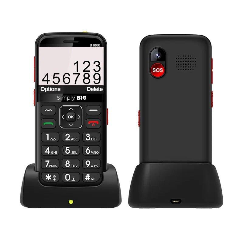 Simply BIG Button Seniors 4G Mobile Phone - SB-B1000V2BK - 4MOBILITY WA