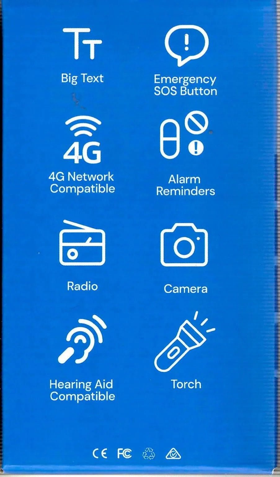 Simply Big Simply BIG Button Seniors 4G Mobile Phone SB-B1000V2BL - 4MOBILITY WA - Mandurah