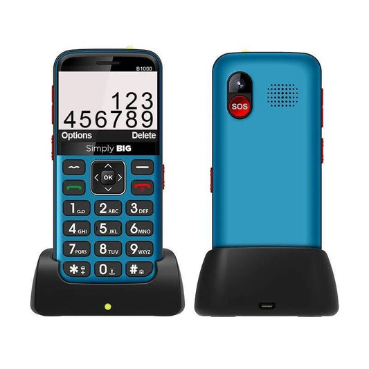 Simply Big Simply BIG Button Seniors 4G Mobile Phone SB-B1000V2BL - 4MOBILITY WA - Mandurah