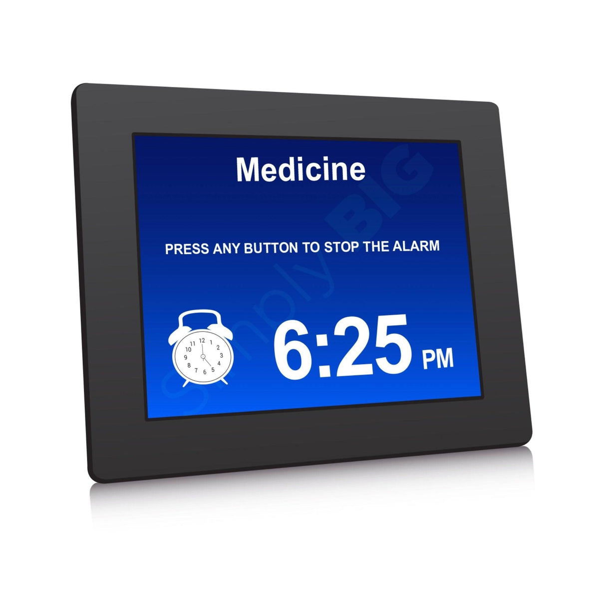 Simply Big Simply BIG XL Reminder Clock 10" LED Screen (40 reminders) SB-XLCLK - 4MOBILITY WA - Mandurah