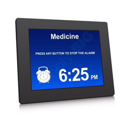 Simply Big Simply BIG XL Reminder Clock 10" LED Screen (40 reminders) SB-XLCLK - 4MOBILITY WA - Mandurah