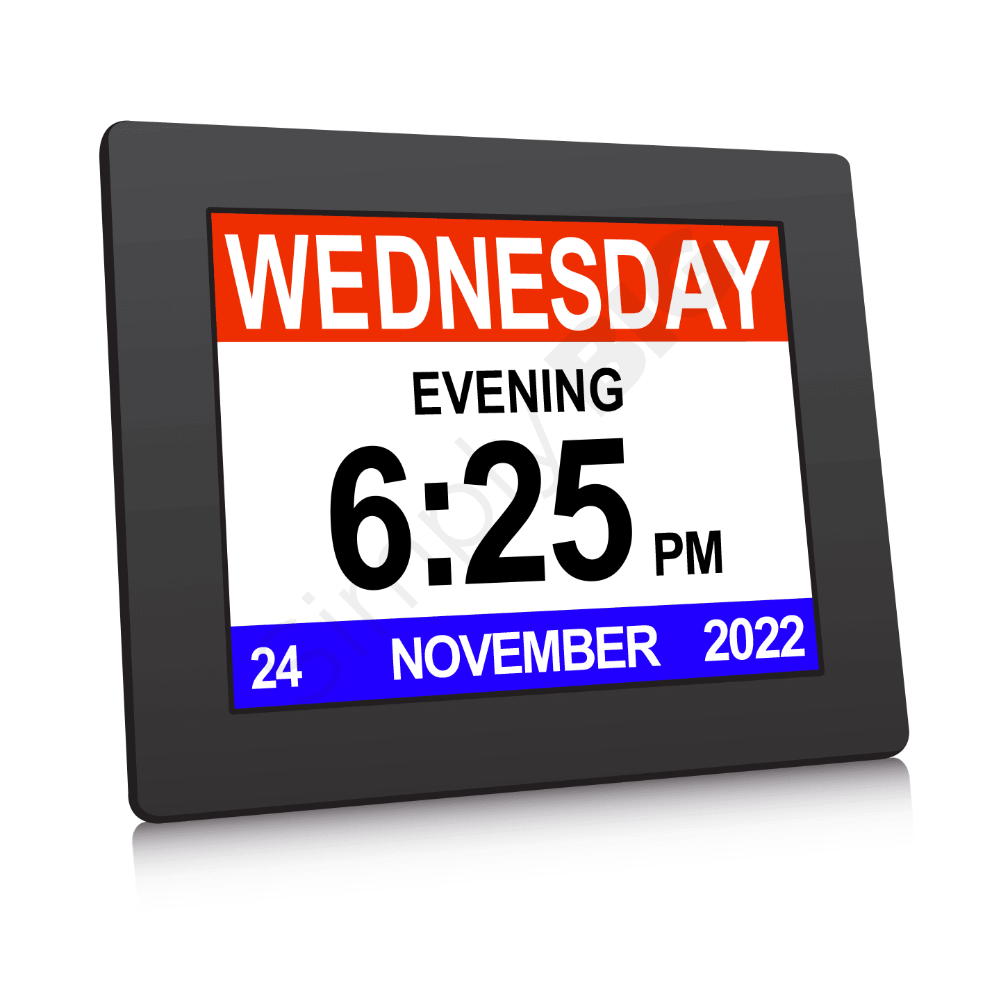 Simply BIG XL Reminder Clock 10" LED Screen (40 reminders) - 4MOBILITY WA Simply Big SB - XLCLK Digital Clock