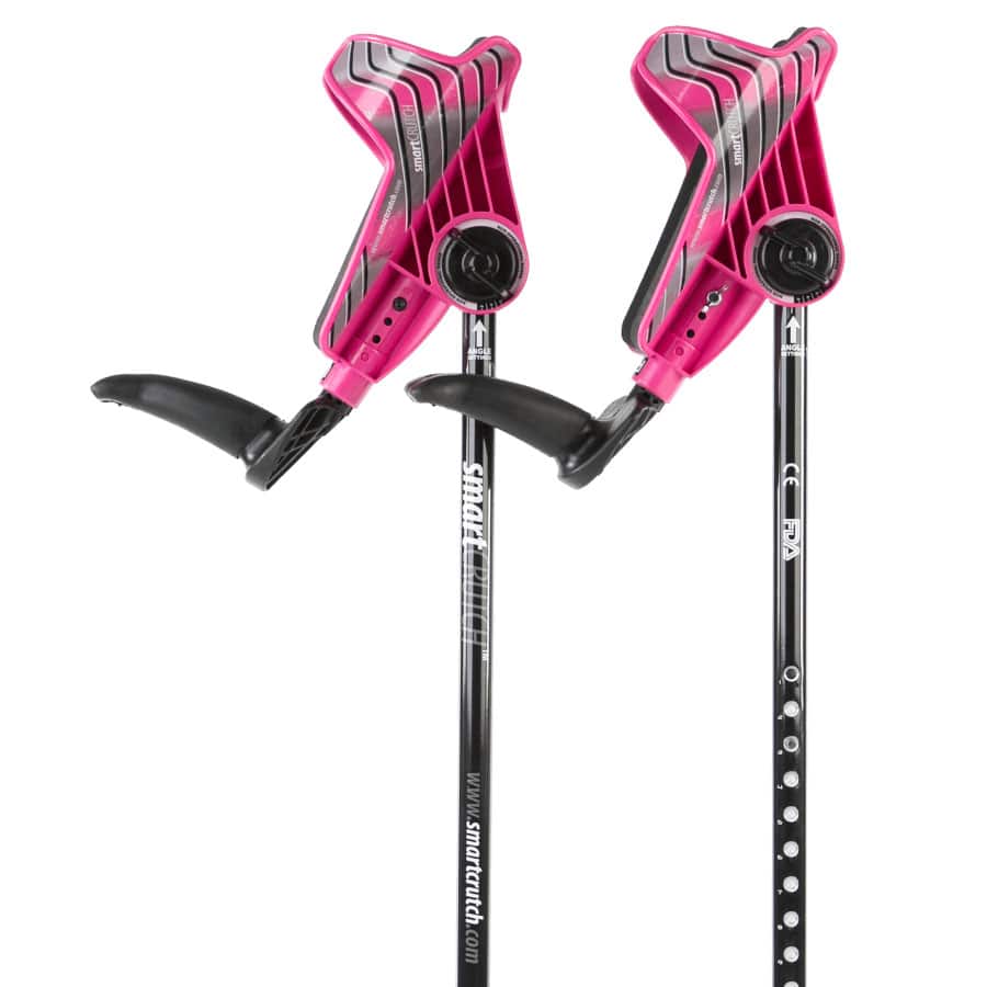 SmartCrutches Ergonomical SmartCrutch SMCT-PNK-L - 4MOBILITY WA - Mandurah