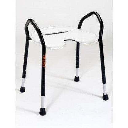 Trustcare Let's Enjoy White (Shower Stool with Handles) - HMRLEN201 - 4MOBILITY WA