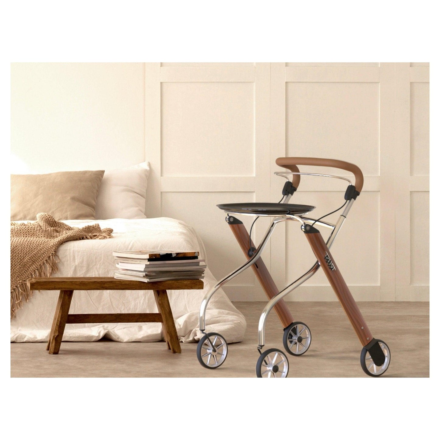 Trustcare Let’s Go Indoor Walker (With Tray & Bag) - HMR0030 - 4MOBILITY WA