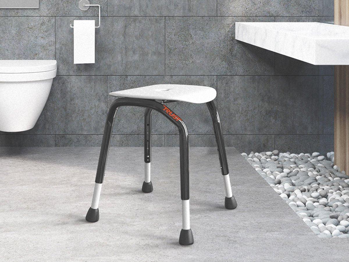 Trustcare Let's Shower - White (Shower Stool) - HMRLSH201 - 4MOBILITY WA