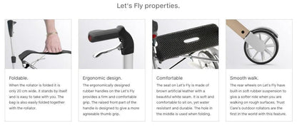 TRUSTCARE Trustcare Let’s Fly (With Bag & Backrest) HMR0220 - 4MOBILITY WA - Mandurah