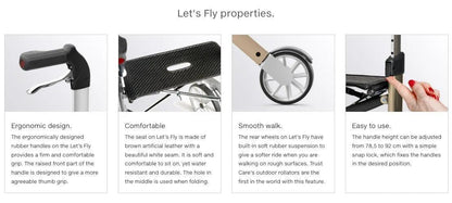 TRUSTCARE Trustcare Let’s Fly (With Bag & Backrest) HMR0220 - 4MOBILITY WA - Mandurah