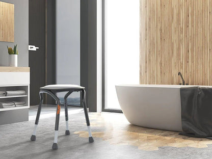 TRUSTCARE Trustcare Let's Frisbee - Black (Shower Stool with Swivel Seat) HMRLFR101 - 4MOBILITY WA - Mandurah