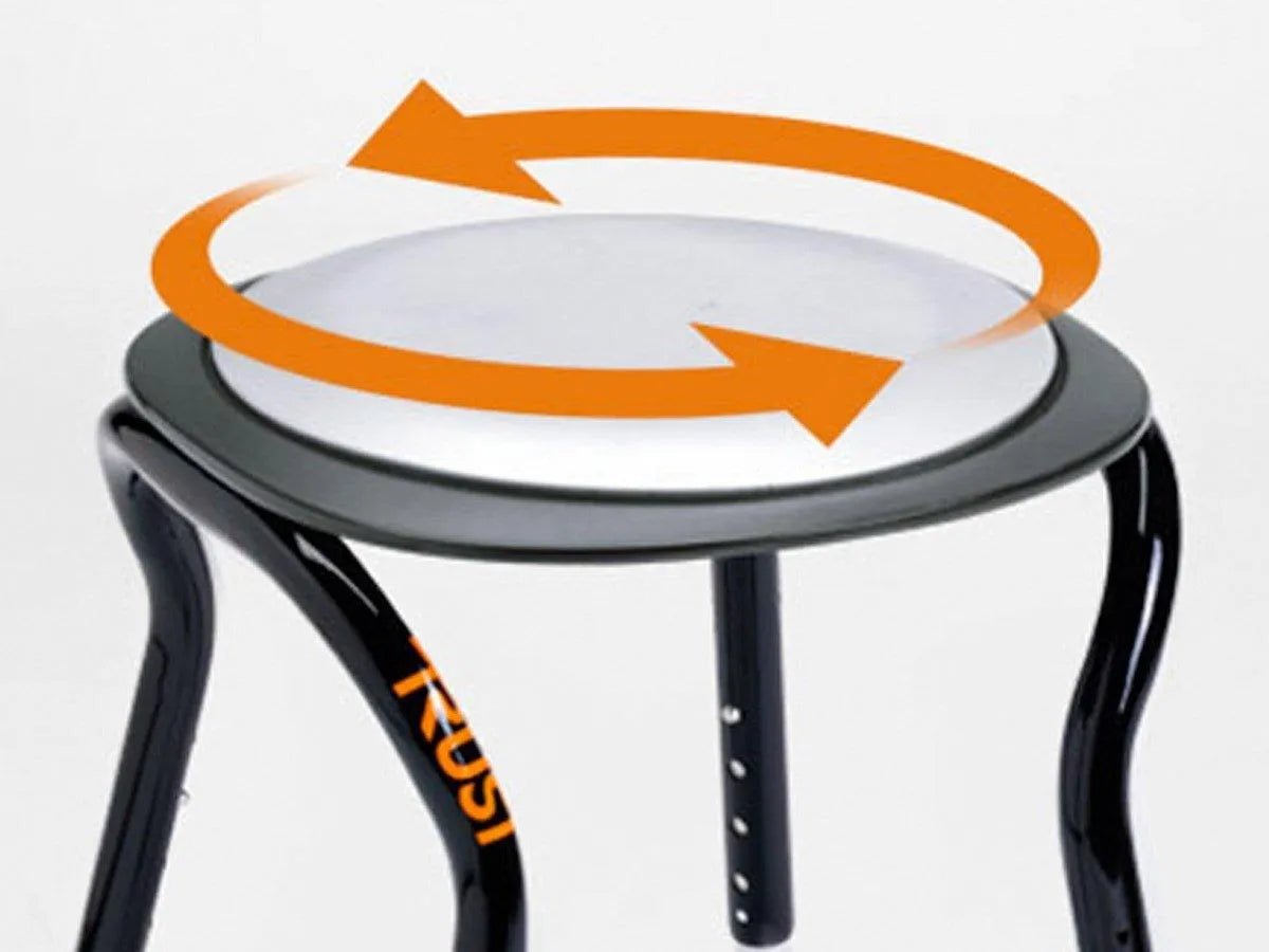 TRUSTCARE Trustcare Let's Frisbee - Black (Shower Stool with Swivel Seat) HMRLFR101 - 4MOBILITY WA - Mandurah