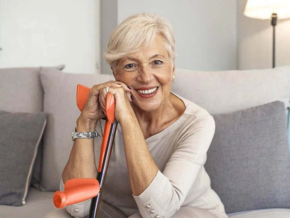 TRUSTCARE Trustcare Let's Twist Again Crutches Pair HMR0115 - 4MOBILITY WA - Mandurah