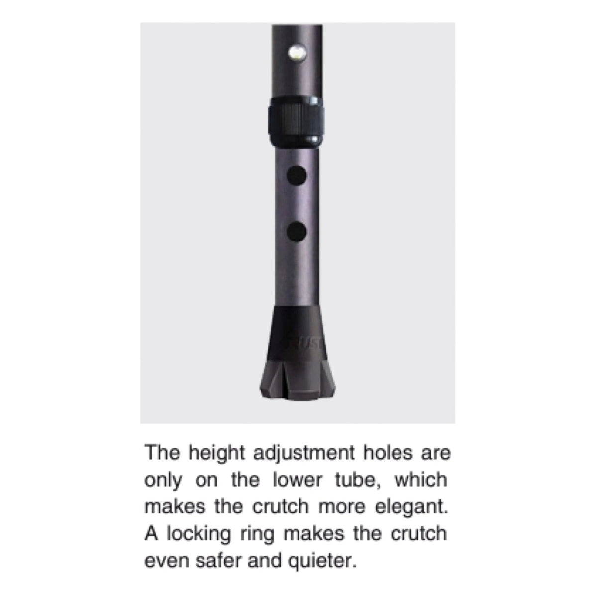 TRUSTCARE Trustcare Let's Twist Again Crutches Pair HMR0115 - 4MOBILITY WA - Mandurah
