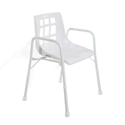 Aspire wide shower chair for disabled with ergonomic design and sturdy armrests for safety and comfort