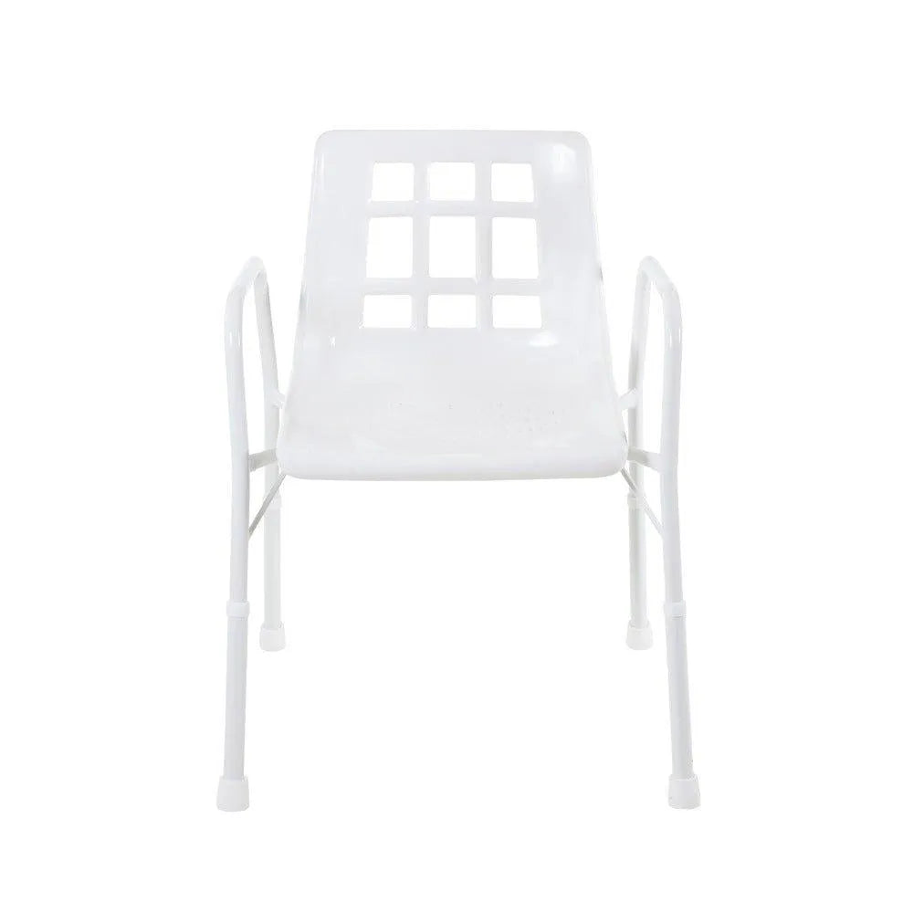 Aspire wide shower chair for disabled, sturdy design and comfortable seating for enhanced safety